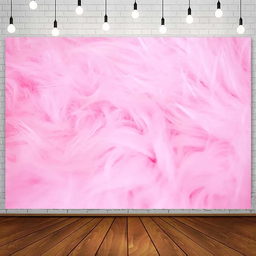 Fluff Backdrop Girlish Pink Hair Texture Photography Backgro