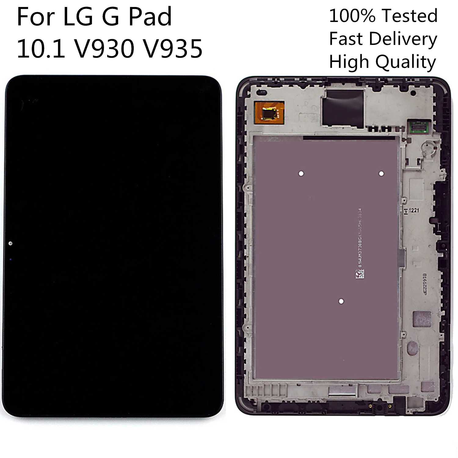 ЖК дисплей 10 1 дюйма для LG G Pad V935 V930 V940 с рамкой сменный дисплей|Сенсорные панели