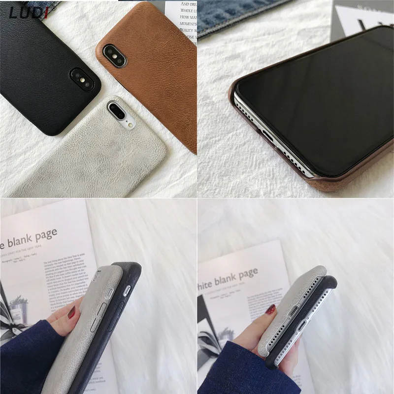 Чехол-накладка для Iphone 11 Pro Max XR X 6 7 8Plus из искусственной кожи с логотипом на заказ |
