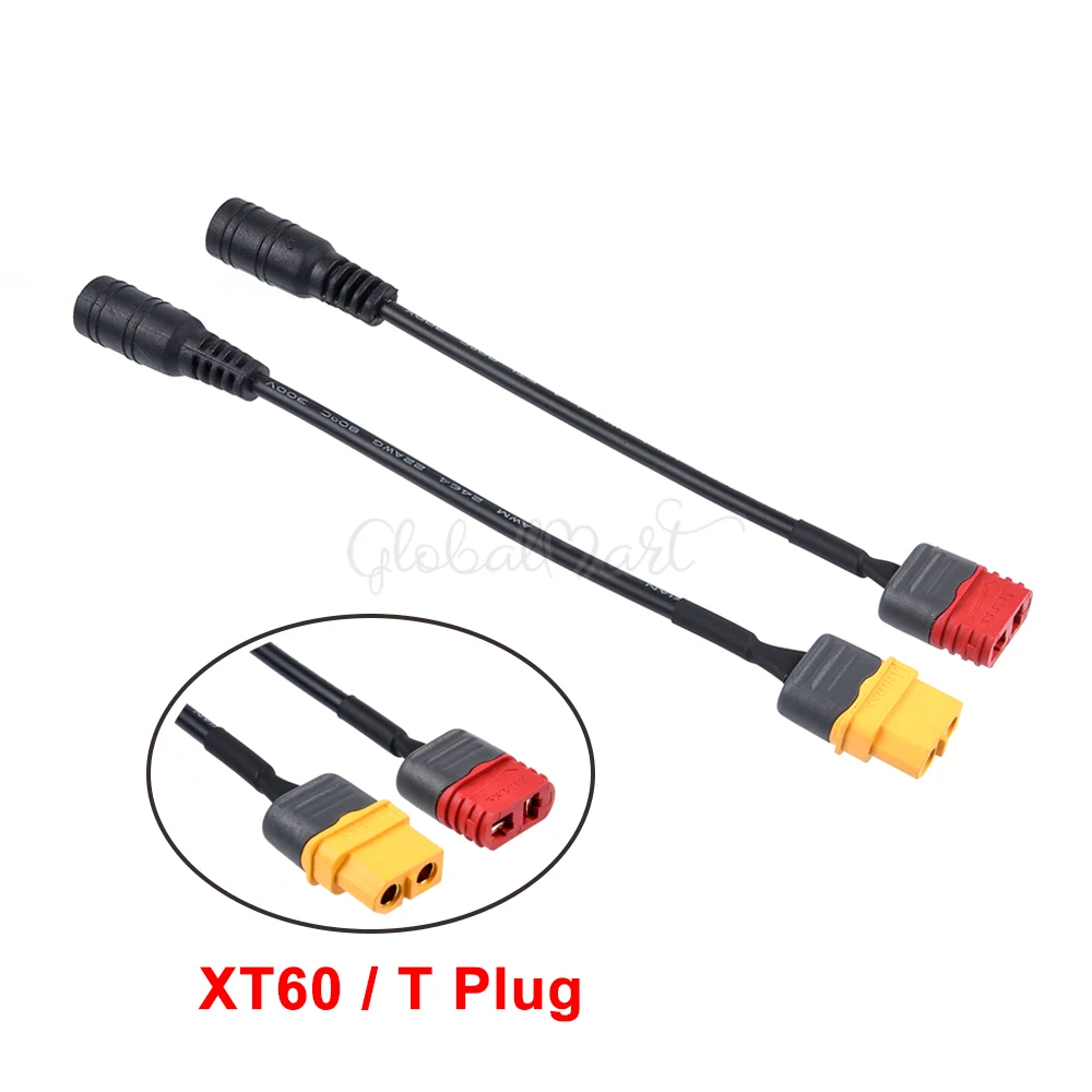 Универсальный адаптер питания XT60 / T plug /XT30 на DC 5 5/2 1 мм мама для Fatshark Skyzone Aomway Goggles RC