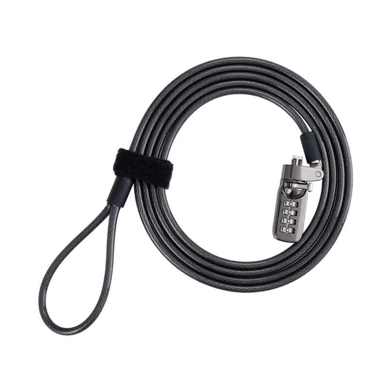 

Security Anti-Theft Combination Laptop Notebook Cable Lock 4 Digit Password Lock