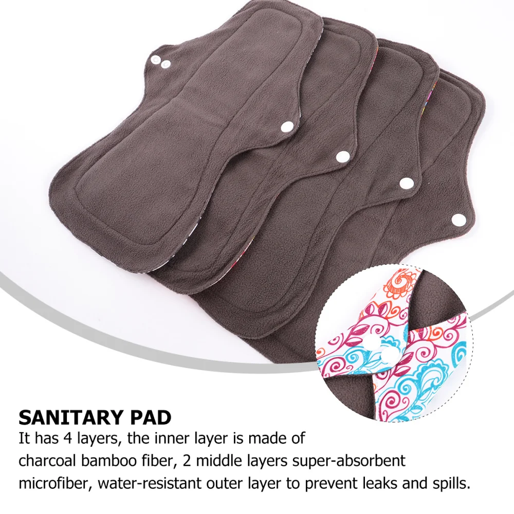 

4Pcs Super-Absorbent and Comfortable Sanitary Menstrual Pad for women
