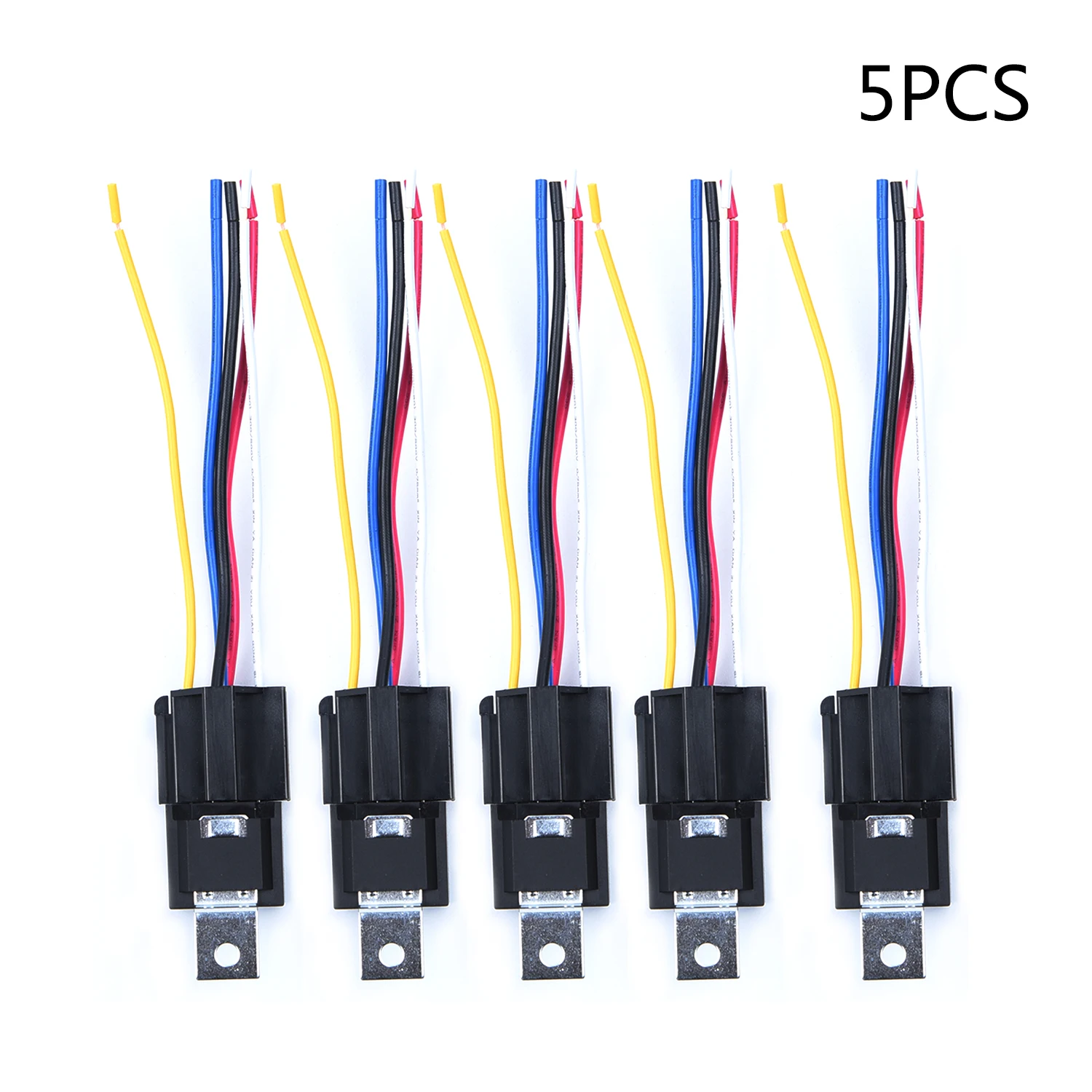 5PCS Heavy Duty 12V Relay 40A Automotive Switch Power 5PIN SPST Relays & Socket | Автомобили и мотоциклы
