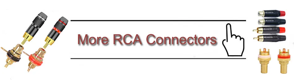 10 шт./лот RCA Женский Разъем провода разъем позолоченный усилитель динамик RCA разъем AV Phono кабель провода разъем 5 пар красный+ черный