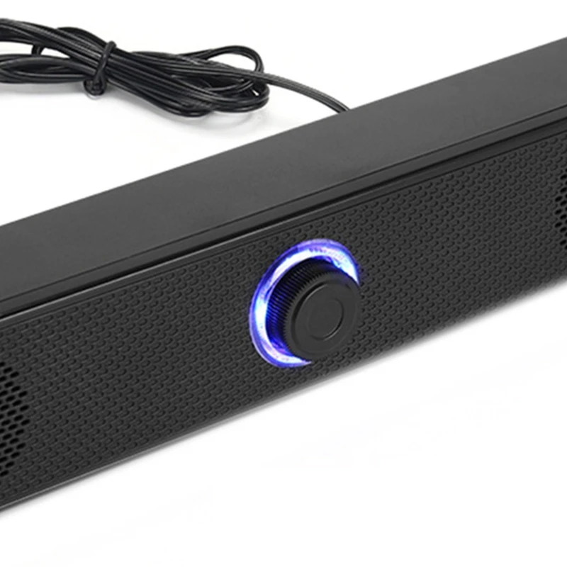 Bluetooth-compatible/Wired Speaker Sound Bar USB Powered Home Theater Speakers Music Soundtrack Booming Bass Speak D7WC | Электроника