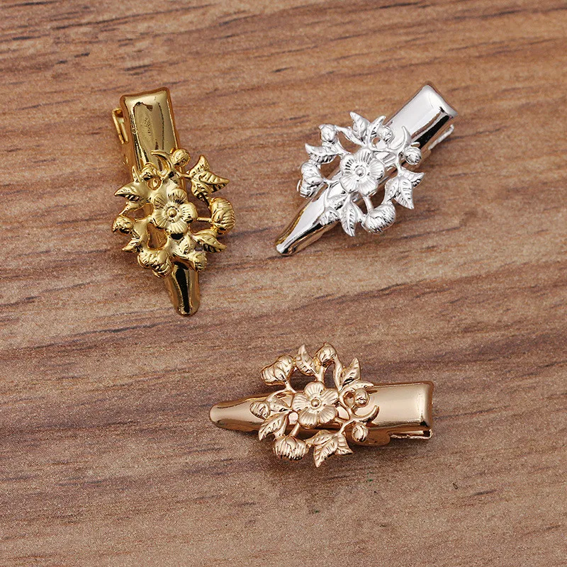 30 штук металлическая латунь филигранные граненые заколка для волос установка DIY