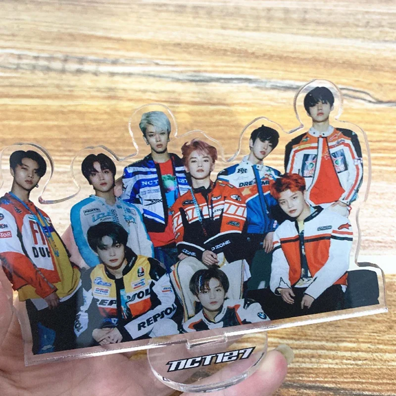 Прозрачная Акриловая Двухсторонняя фотоподставка KPOP Dream 127 Got7 Exo настольное