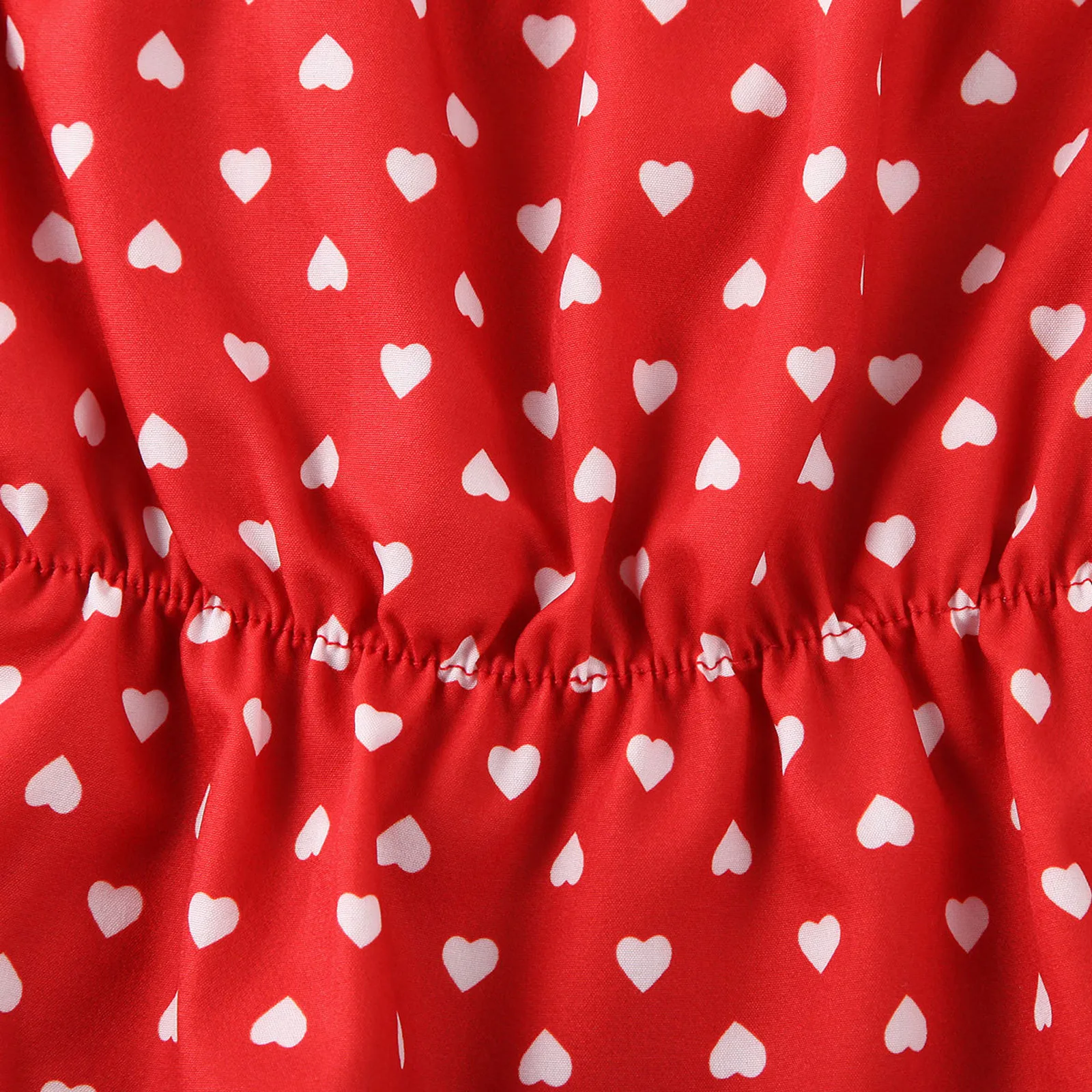 

2021 New baby children's infant fashion cute sweet simple jumpsuit one-word love dot love dot print ha