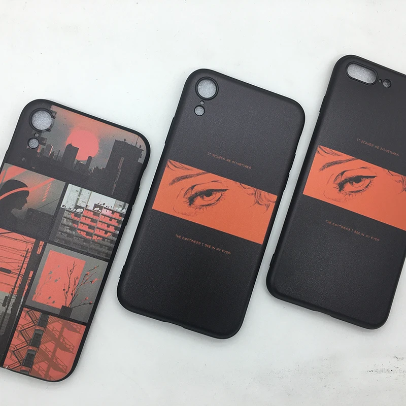 Bioumei пустые глаза Силиконовый ТПУ чехол для iPhone 11 задняя крышка оболочка 11Pro Max XR X