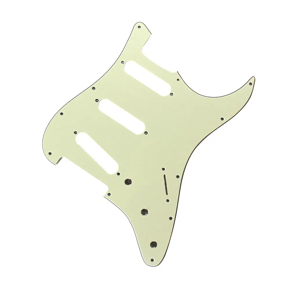 3 слоя SSS ПВХ электрогитара Pickguard для FD все аксессуары защиты гитары 11 монтажных
