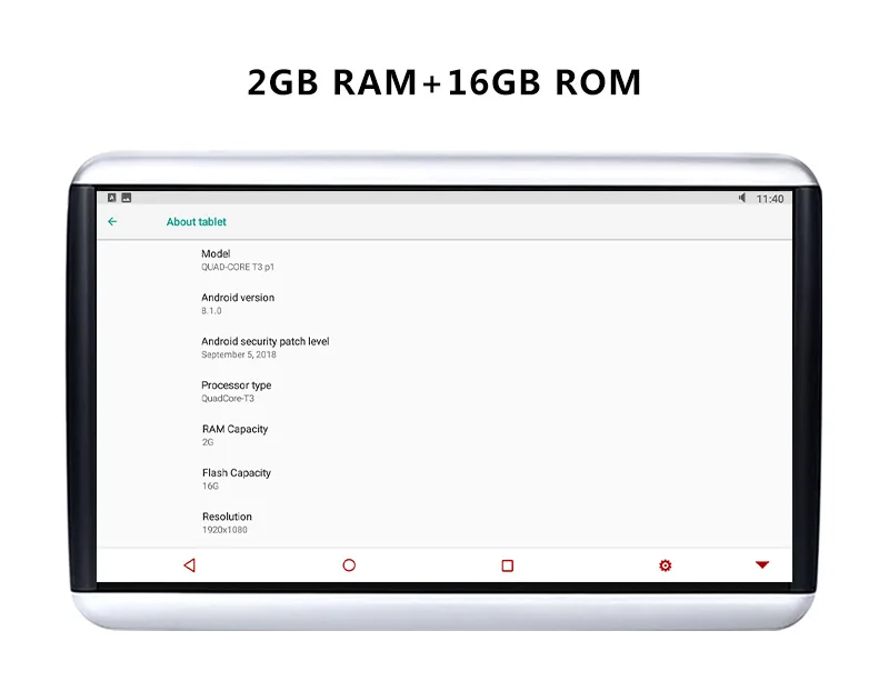 10,1 дюймов Android 8,1 4K 1080P 1920*1200 Автомобильный подголовник монитор сенсорный экран wifi/Bluetooth/USB/SD/HDMI/FM/Mirroring/Miracast
