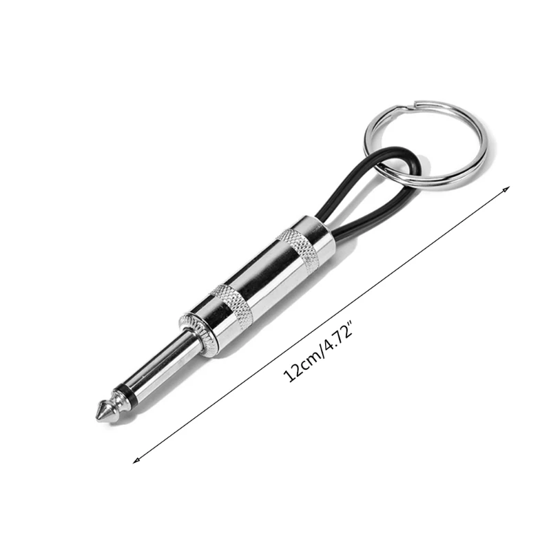 Key Storage Guitar Holder Accessory Plug Type Keychain Portable Stainless Steel Ring | Дом и сад