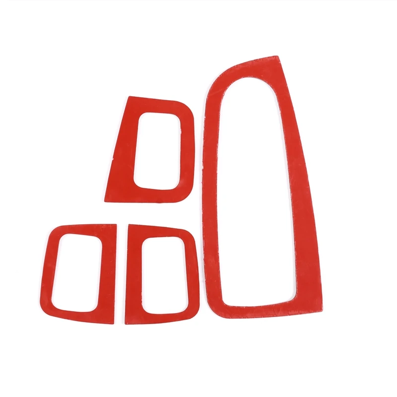 

Car Window Glass Lifting Switch Panel Sticker For Mercedes Benz C Class W205 GLC 2014-2020 Carbon Fiber Styling Decorative Trim