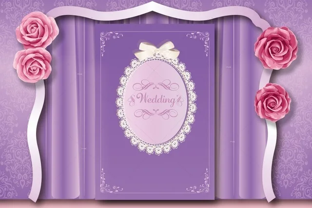 

Beautiful Pink Curtain Wedding Ceremony Photography Backdrop Marriage Party Photo Background Decorations Supplies Photocall