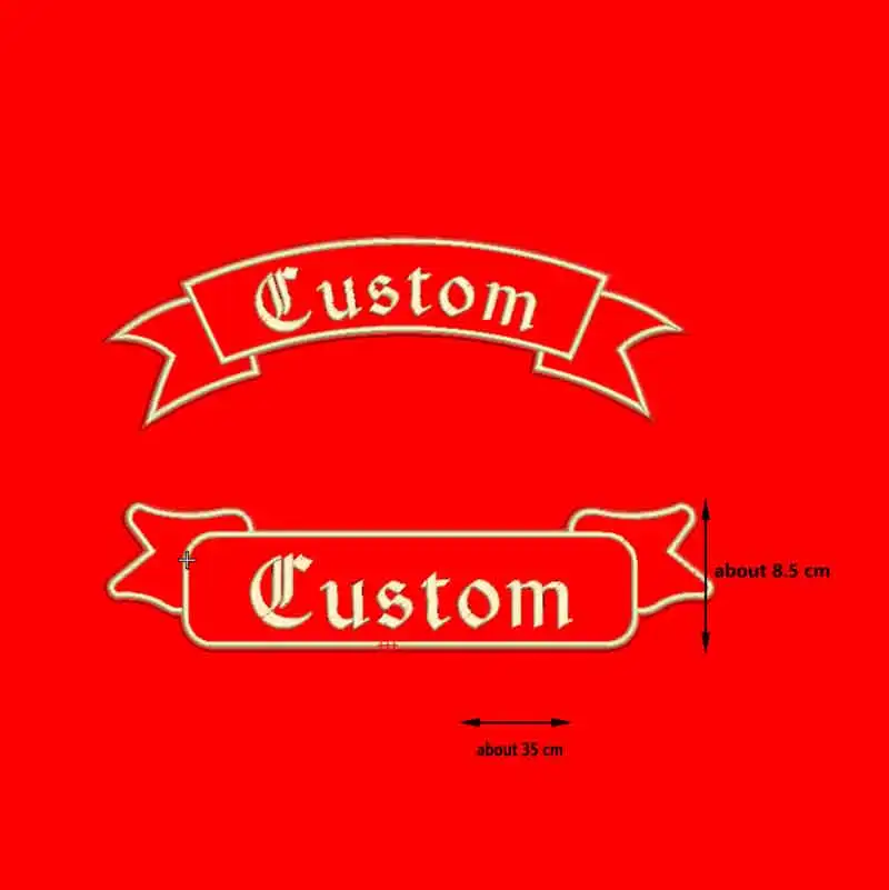 Пользовательские рокеры вышитые Панк байкерские нашивки Одежда Наклейки