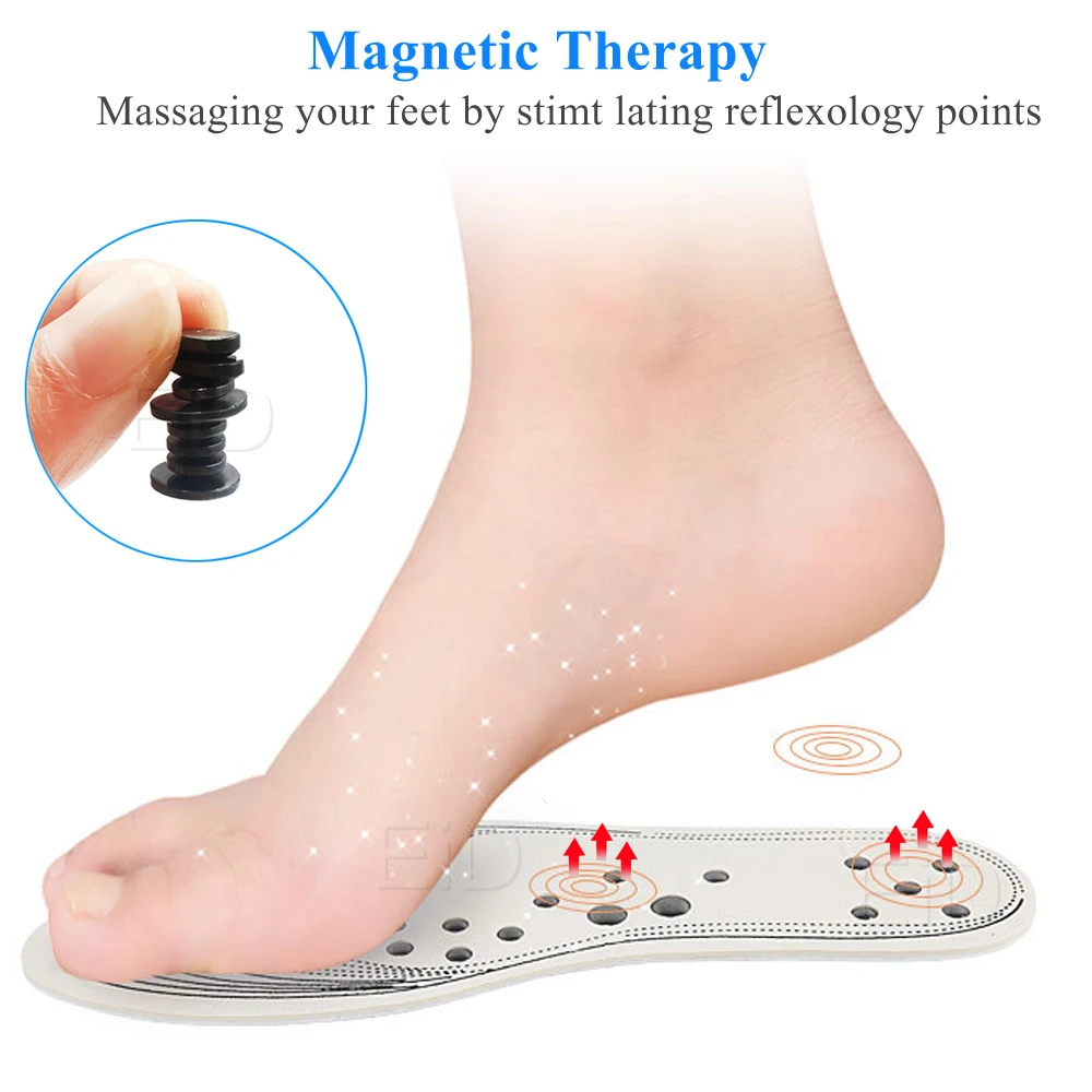 Магнитные Стельки для похудения потеря веса массаж память ног хлопок мужчин