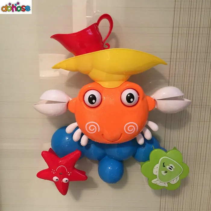 Детские игрушки для душа, для ванны, милая утка, водяное колесо, игрушка Дельфин, детский кран для купания, распылитель воды, инструмент, тип колеса, игрушка без коробки - Цвет: Бургундия