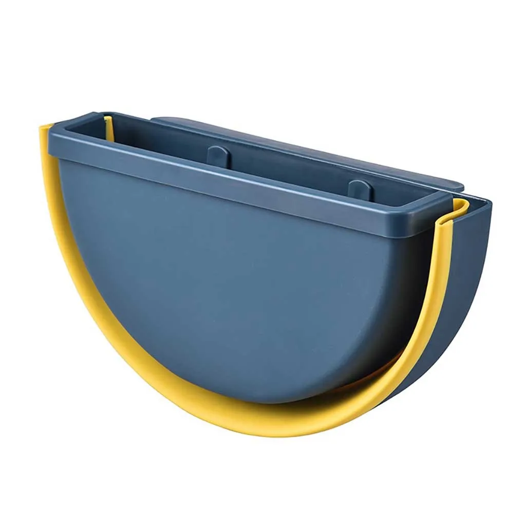 Multifunction Folding Waste Bin Kitchen Cabinet Door Hanging Trash Can Wall Mounted Trashcan Car Toilet #30 | Дом и сад