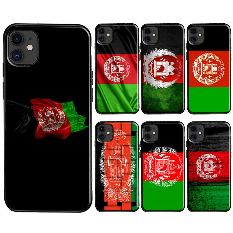 Чехол с флагом Афганистана для iPhone 8 6S 7 Plus SE 2020 чехол XR X XS 11 12 Pro Max mini Coque|Бамперы| |