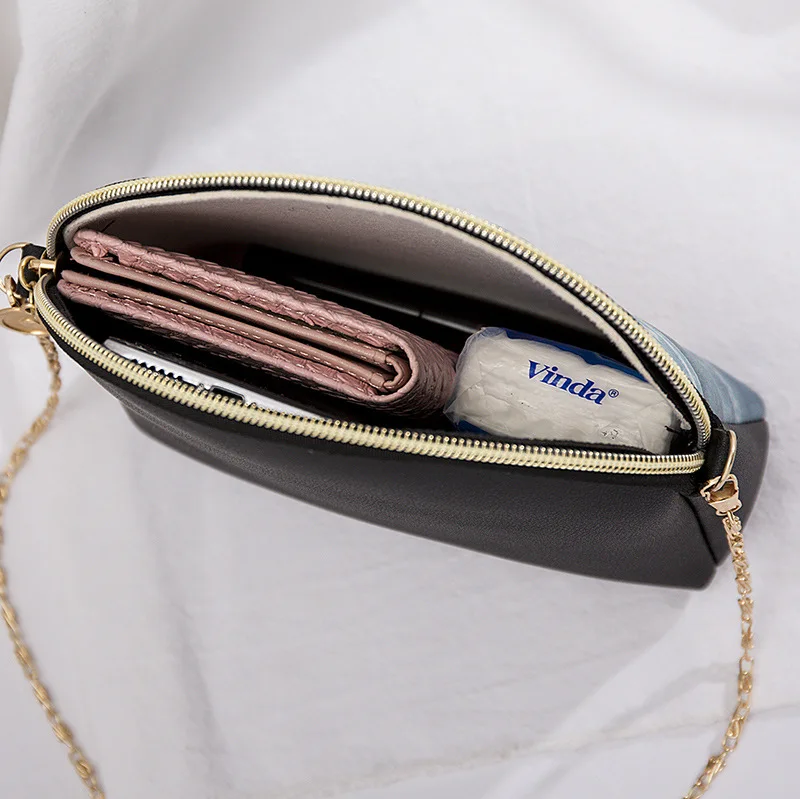 Женский кошелек из искусственной кожи с мультяшной цепочкой новинка 2019 для