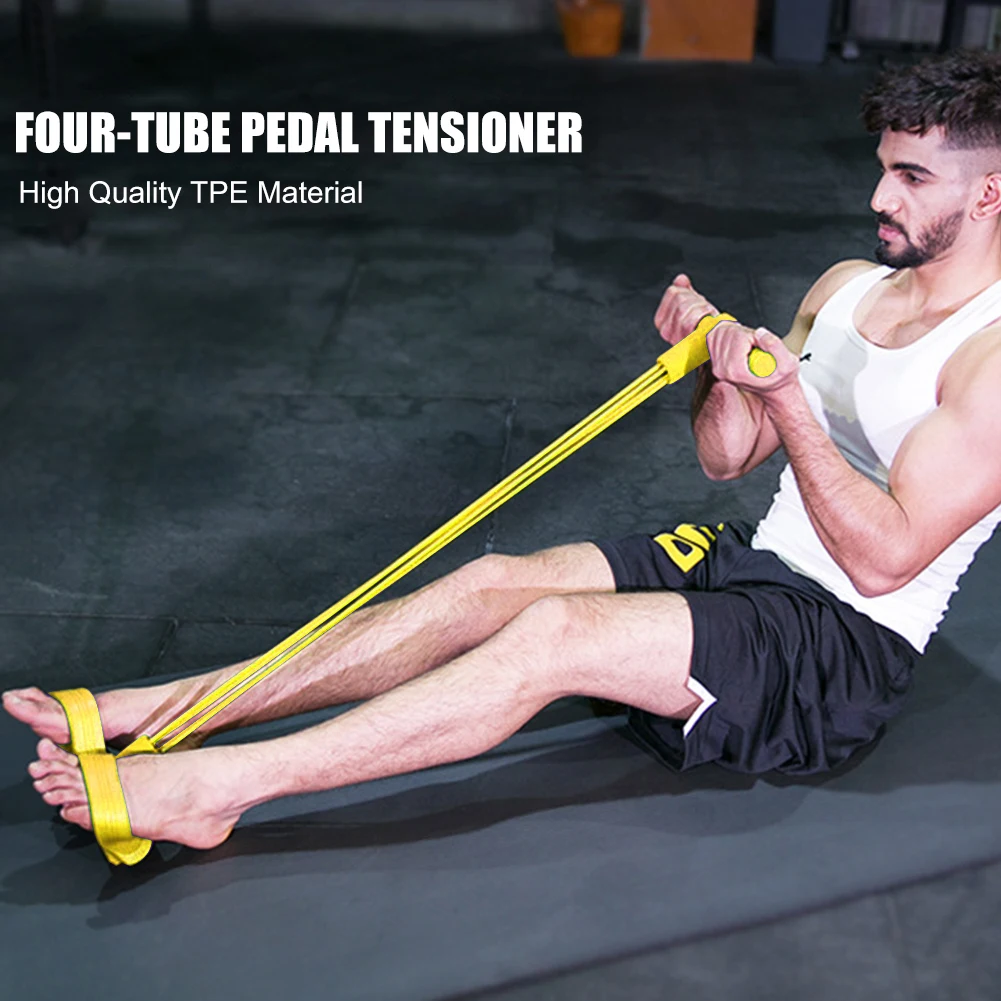 

Pedal Rally Fitness Pull Rope Multifunctional Leg Tummy Training Sit-up Spring for Easy Safety Working-out Ornaments