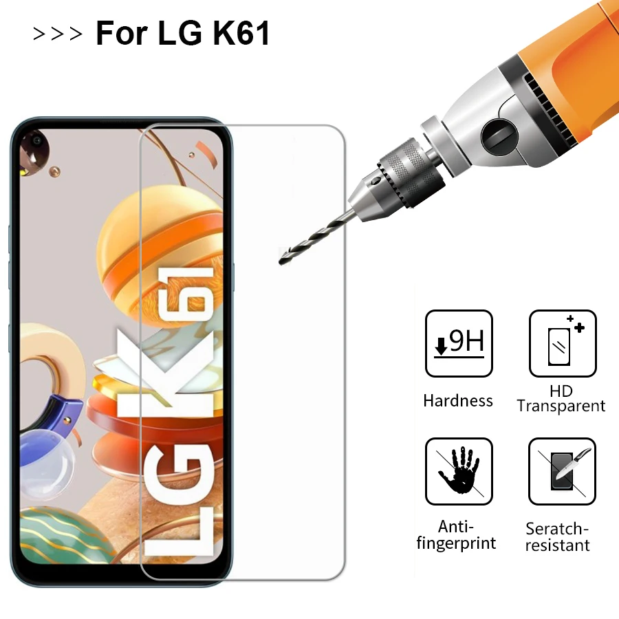 Закаленное стекло 9D для LG K61 Защитная пленка экрана K 61 LMQ630EA LMQ630UM|tempered glass|premium tempered