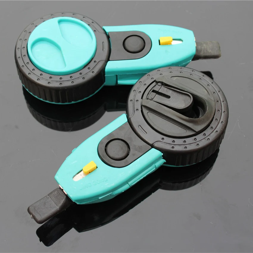 15 метров полуавтоматическая Мел коробка он лайн Пластик катушка с ручным заводом