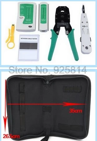 По dhl ИЛИ ems 10 шт. Ethernet сетевой кабель тестер Наборы инструментов RJ45 щипцы для