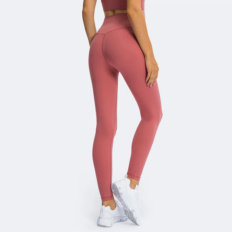 Leggings Gym Fitness Yoga Sport Woman Tights Breathable No Awkward Arc Elasticity Women's Pants High Waist Seamless Leggings