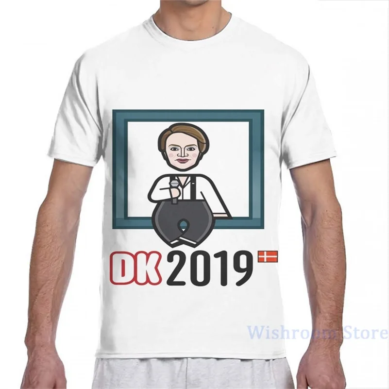 Дания 2019 мужская футболка женская с принтом модная для девочек топы мальчиков