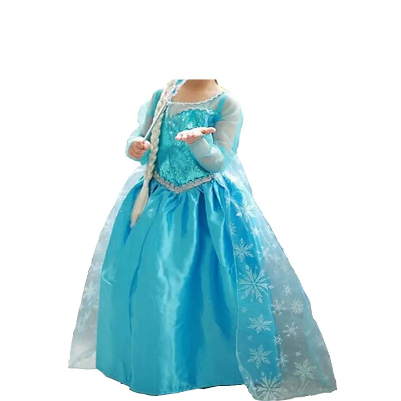 Autumn Long Sleeves Dresses Girls Little Princess Dress Kid's Party Girl Clothes Children Halloween Costumes 8T | Детская одежда и