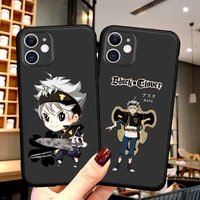 hot japan anime black clover anime asta phone case cover for iphone 12 11 pro max 8 7 6 6s plus se2020 xr x xs max coque fundas