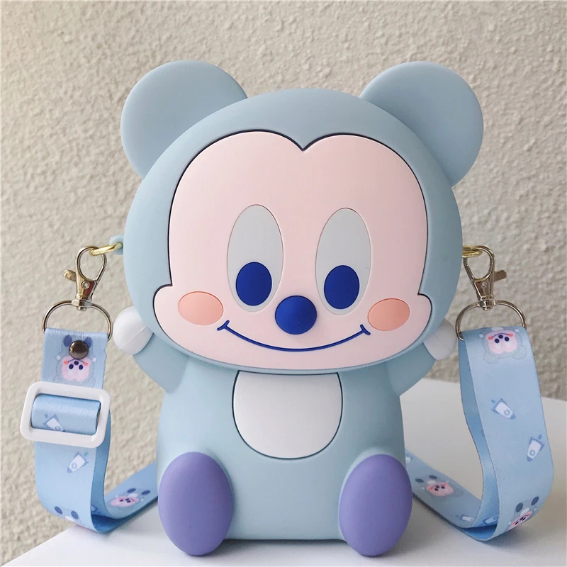 Модная 3D сумка-мессенджер с мультипликационным принтом маленькая сумка на плечо