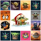 Алмазная 5D картина из мультфильма Дисней, Звездные войны, Baby Yoda, Рождественская вышивка, наборы для вышивки крестиком, художественная мозаика, домашний декор