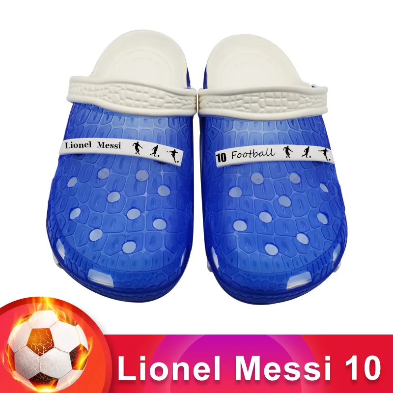 Lionel Messi 30 Мужская обувь для футбола EVA мягкая повседневные домашние массажные