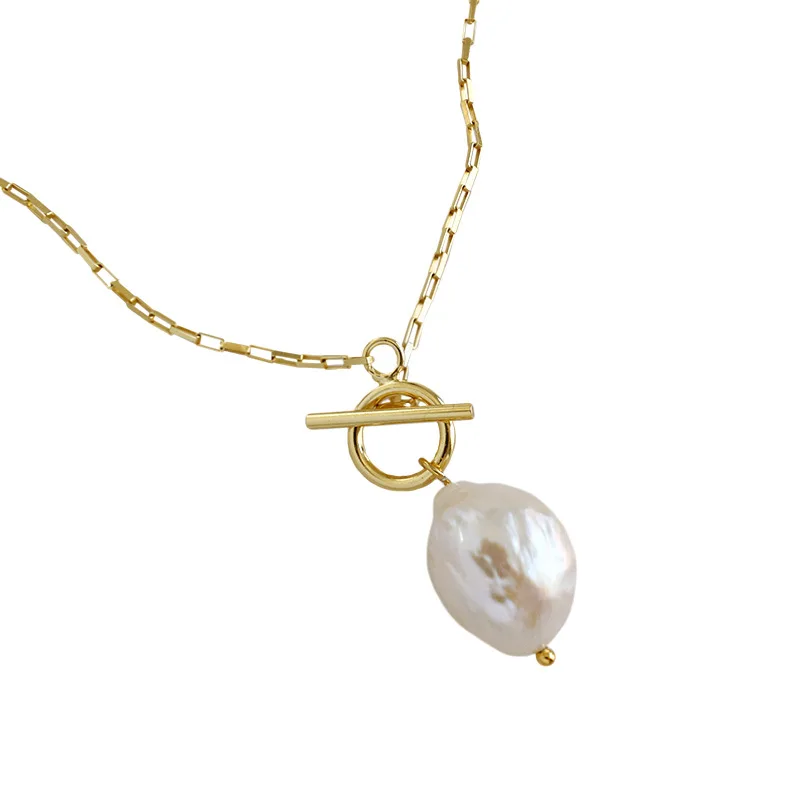 

Pearl Pendant Necklace for Women Temperament Jewelry Accessories Geometric Minimalist Necklace Cute Accessories for Soft Girls A