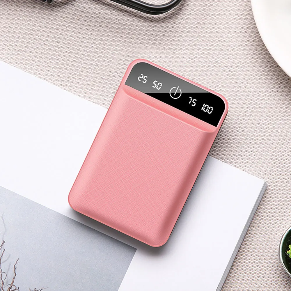 FLOVEME mi ni power Bank 4800 мАч светодиодный внешний аккумулятор с мультяшным рисунком для iPhone Xiaomi mi, портативное зарядное устройство