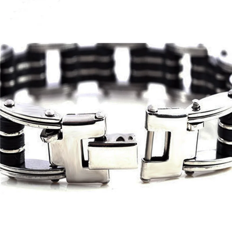Высокое качество Мужская велосипедная цепь мотоциклетная браслет из
