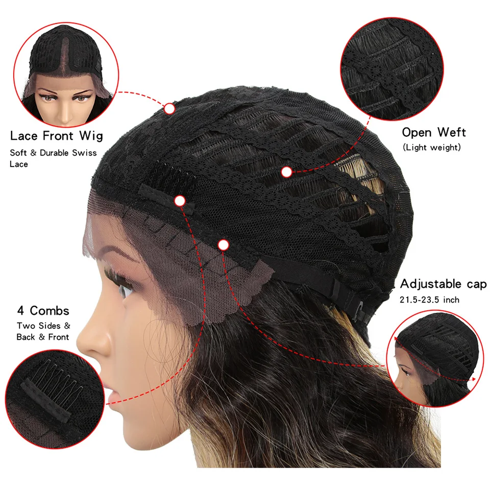 

Noble Cosplay Synthetic Lace Wig 30 Inch Long Wavy Wig Ombre Blonde Wig Synthetic Hair Wig Wigs For Black Women Lace Wig