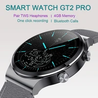 smart watch men 4gb memory for xiaomi huawei apple watch gt 2 gt2 pro women pair bluetooth call headset smartwatch pk gt 2e gt2e