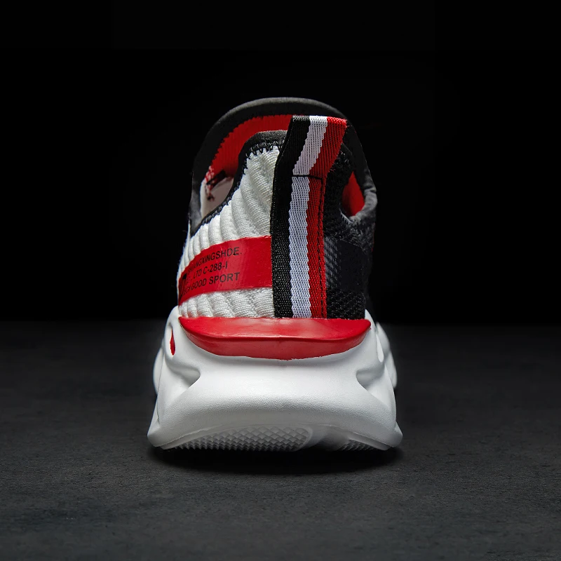 Men Sneakers Casual Man Shoes Super Light Blade Shockproof Lace Up Breathable Hollow Sole Zapatos Hombre | Обувь