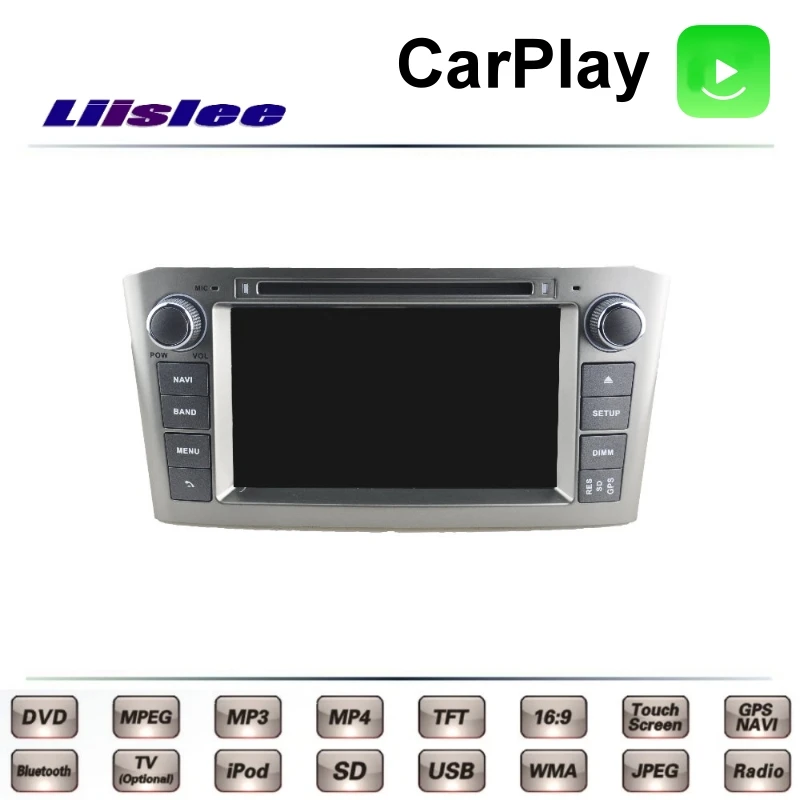 Автомагнитола LiisLee для TOYOTA Avensis T250 Corona MK2 2003 ~ 2009 мультимедийный телевизор DVD GPS