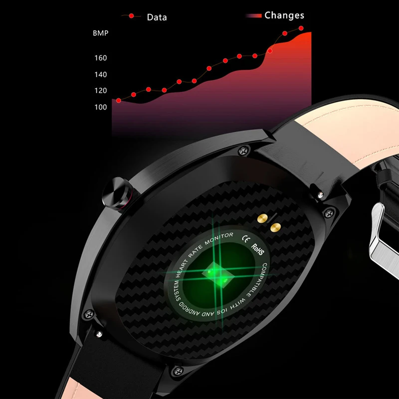 K7 Смарт часы Полный сенсорный экран Bluetooth Вызов пульсометр Шагомер Smartwatch для мужчин подключение Android IOS pk k88hplus