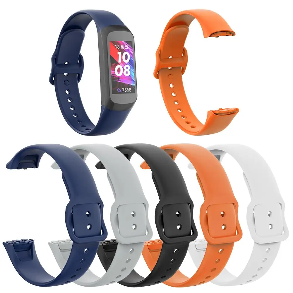 

Durable Watch Strap Delicate Design TPU Silicone Strap Wristband Replacement for Samsung Galaxy Fit SM-R370 Smartwatch