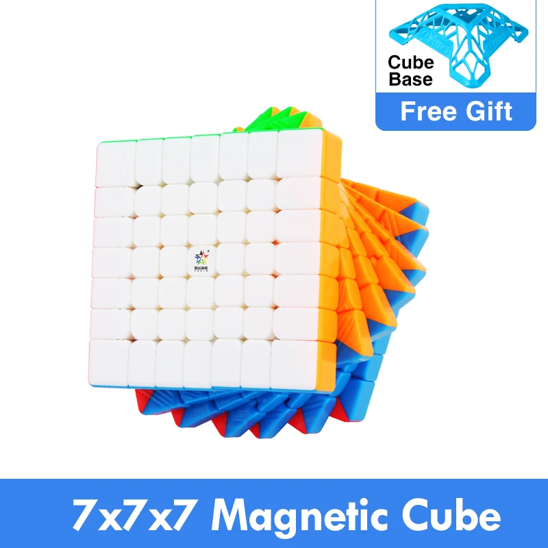 Новинка Yuxin Little Magic 7x7x7 M скоростной 7x7 магический Магнитный куб пазл