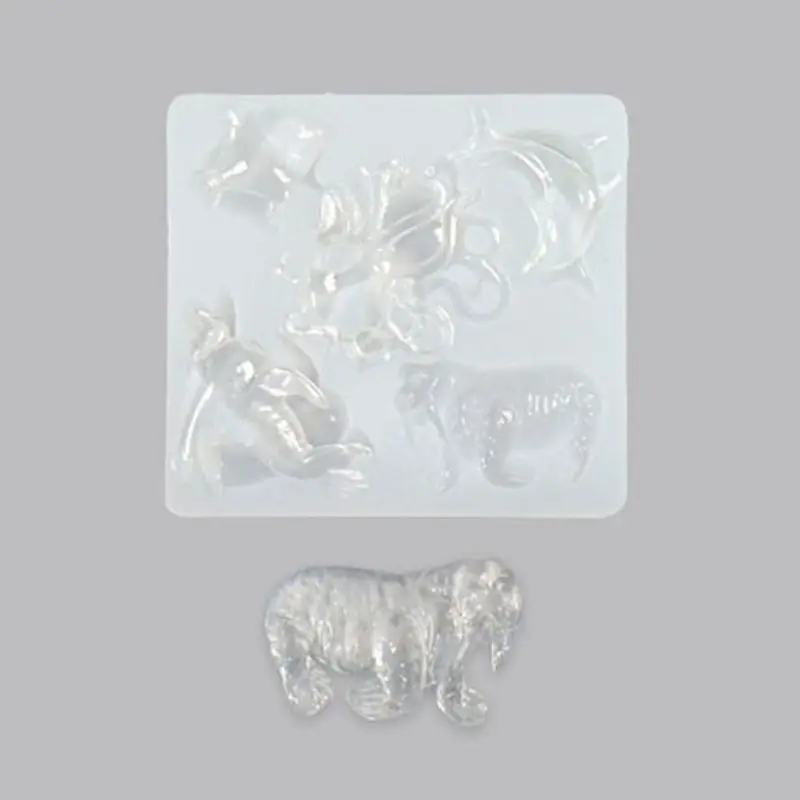 Силиконовая форма в виде морских животных звезд дельфинов Кулонов эпоксидной