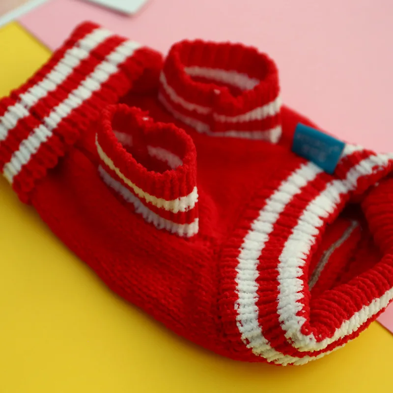 

Pet clothes puppy dog cat costume autumn and winter sweater thickening warmth Teddy Bichon Pomeranian Bulldog