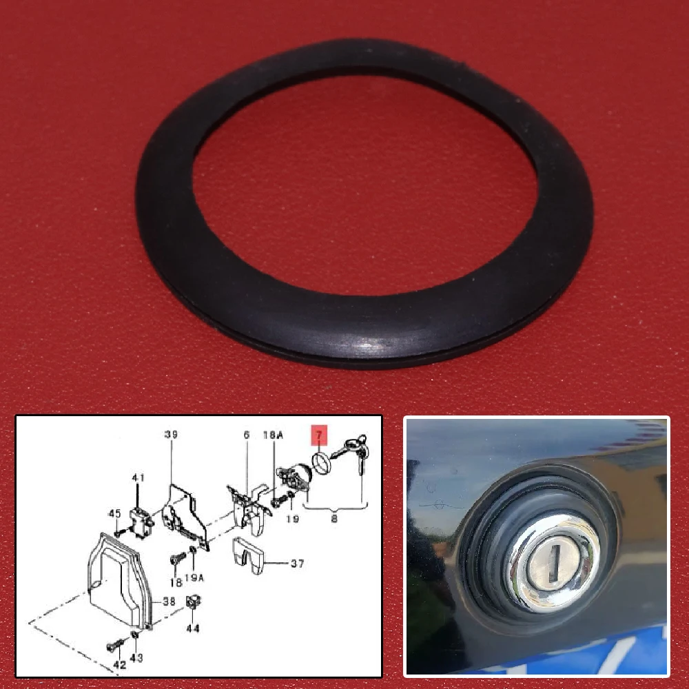 JEAZEA 161827527 уплотнительное резиновое кольцо крышки багажника для VW Scirocco 2 Jetta MK1 Golf