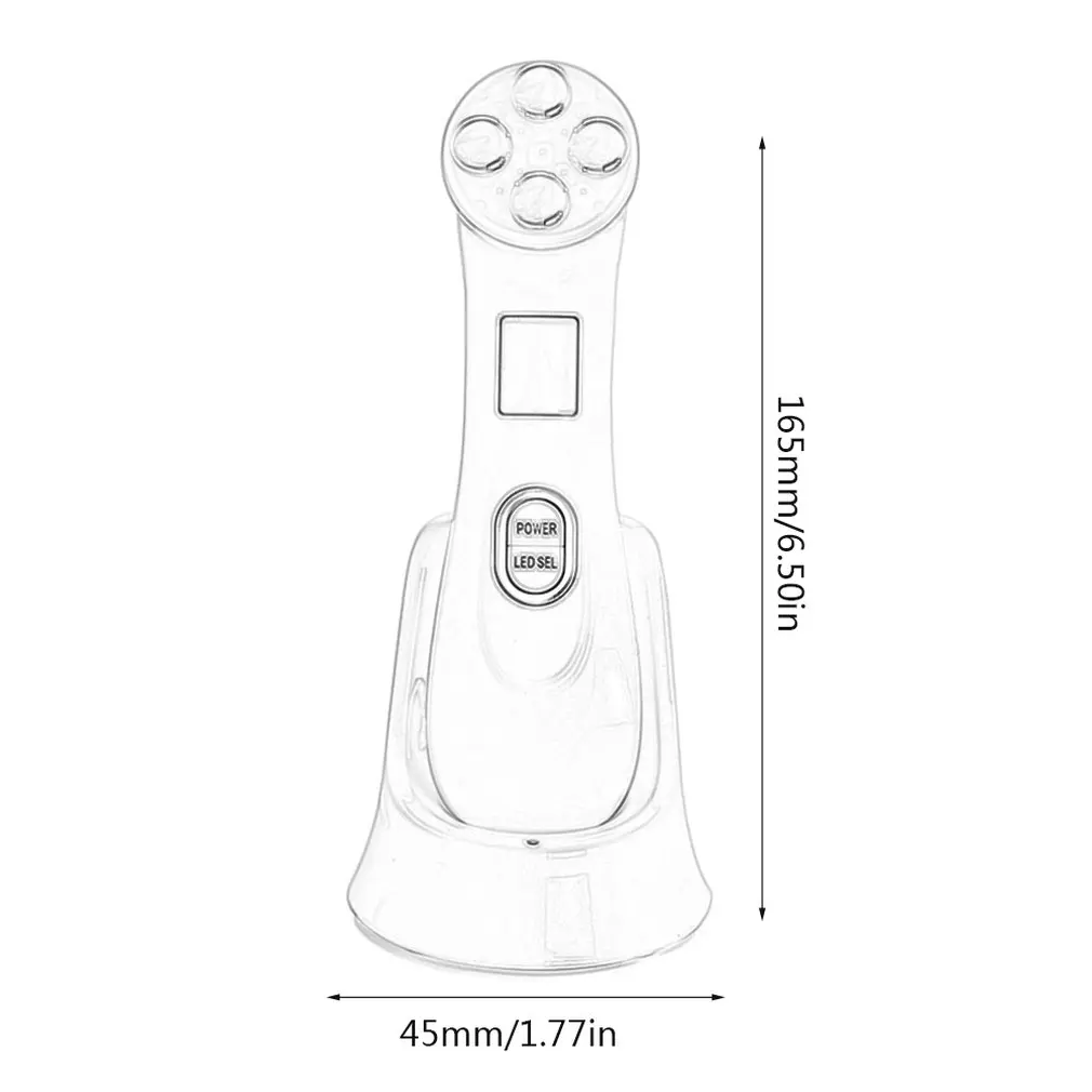 

Electroporation Needle-Free Face Beauty Pen Radio Frequency LED Photon Face Skin Rejuvenation Removing Wrinkles