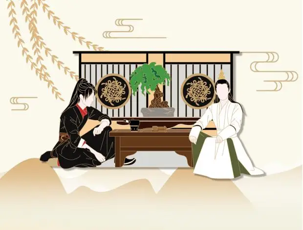 

Mao Dao Zu Shi The Untamed Wei Wuxia Lan Wangji старинная коллекция металлических искусств подарок